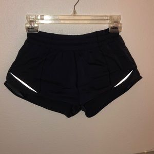 Lululemon Navy Blue “Hotty Hot Shorts 2.5”